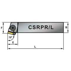 Nóż Tokarski CSRPR 20X20-12 - Artykuły Techniczne - zdjęcie 1