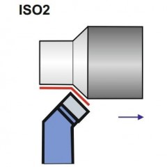 Turning Tool NNZd 16X16 H10/K10 ISO 2L