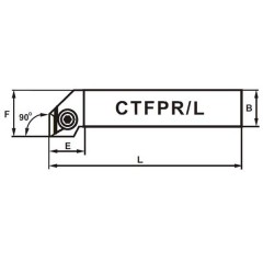 Nóż Tokarski S50V CTFPL-33 DŁ.450 - Artykuły Techniczne