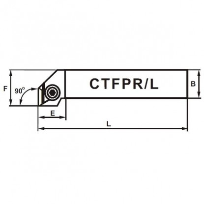 Nóż Tokarski S50V CTFPL-33 DŁ.450 - Artykuły Techniczne Nóż Tokarski S50V CTFPL-33 DŁ.450 - Artykuły Techniczne