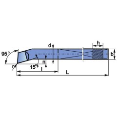 Nóż Tokarski NNWb 32X32 SW18 ISO 9 - Artykuły Techniczne - zdjęcie 1