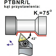 Nóż Tokarski PTBNR 25X25-16 - Artykuły Techniczne