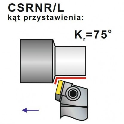 Nóż Tokarski CSRNL 25X25-12 - Artykuły Techniczne Nóż Tokarski CSRNL 25X25-12 - Artykuły Techniczne