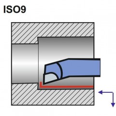 Turning Tool NNWb 10X10 H10/K10 ISO 9