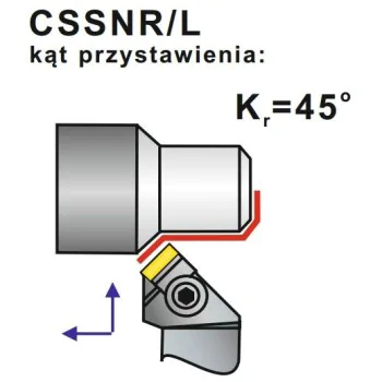Nóż Tokarski CSSNR 32X32-19