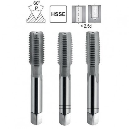 Gwintownik Ręczny M16 DIN 352/3 6H HSSE Fra - Artykuły Techniczne Gwintownik Ręczny M16 DIN 352/3 6H HSSE Fra - Artykuły Techniczne