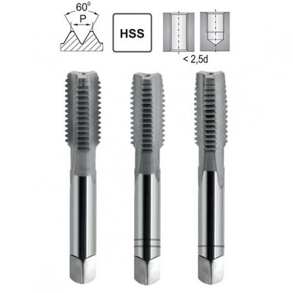 Gwintownik Ręczny M12 DIN 352/3 6H HSS Fra Gwintownik Ręczny M12 DIN 352/3 6H HSS Fra