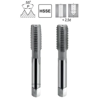 Gwintownik Ręczny 1/4 cala G DIN 5157/2 HSS Varel