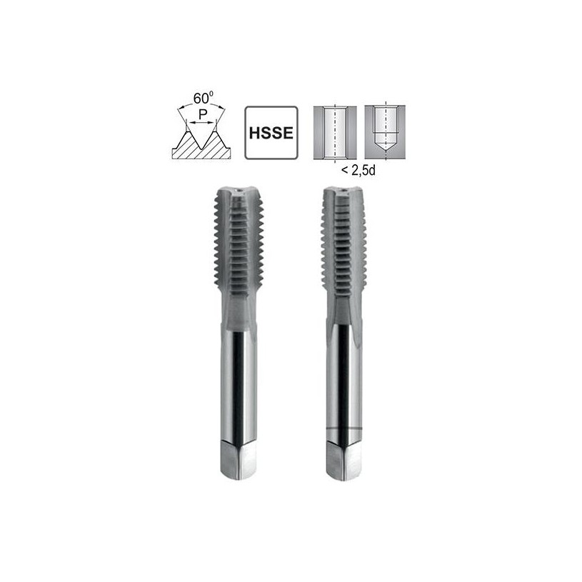 Hand Tap M26x2 DIN 2181/2 6H HSSE FRA Hand Tap M26x2 DIN 2181/2 6H HSSE FRA