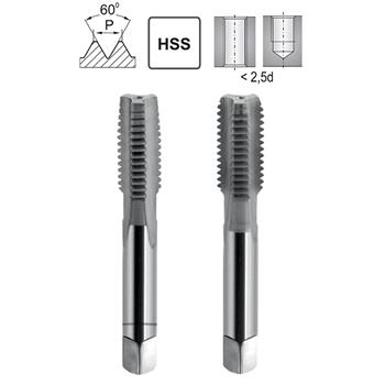 Ручной метчик UNF № 5-44 DIN 2181/2 HSS Fra