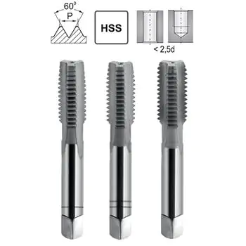 Hand Tap UNC No 12-24 HSS DIN 352/3 FRA