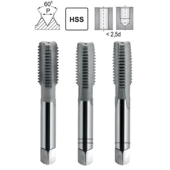 Hand Tap M20 ISO 529/3 6H HSS VIS