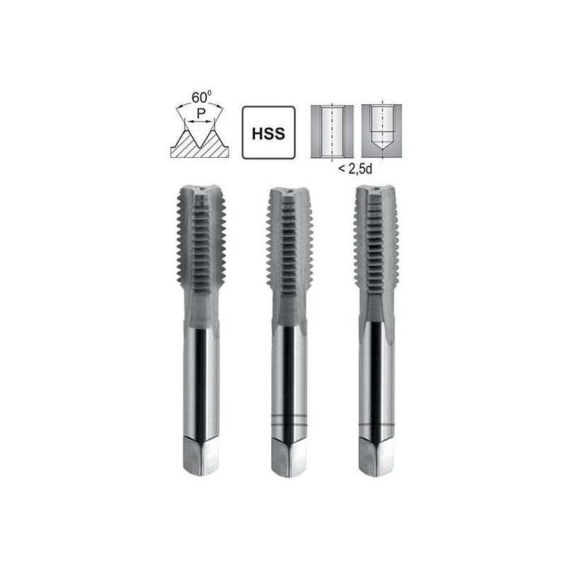 Gwintownik Ręczny M33 ISO 529/3 6H HSS - Artykuły Techniczne