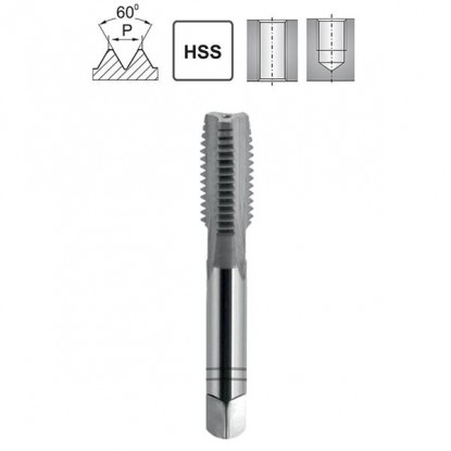 Gwintownik Ręczny M14X1 NR2 ISO2 HSS - Artykuły Techniczne Gwintownik Ręczny M14X1 NR2 ISO2 HSS - Artykuły Techniczne