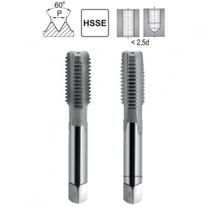 Gwintownik Ręczny M14x1,5 DIN 2181/2 6H HSSE Fra Gwintownik Ręczny M14x1,5 DIN 2181/2 6H HSSE Fra