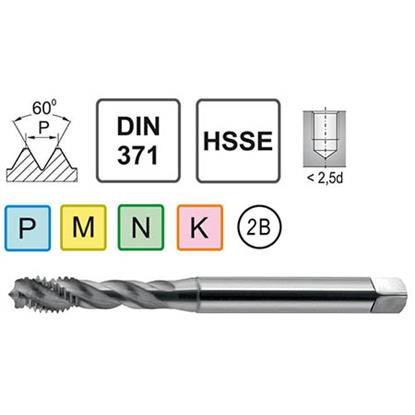 Метчик UNF 3/8-24 DIN 371/15 C SE 800 Fanar