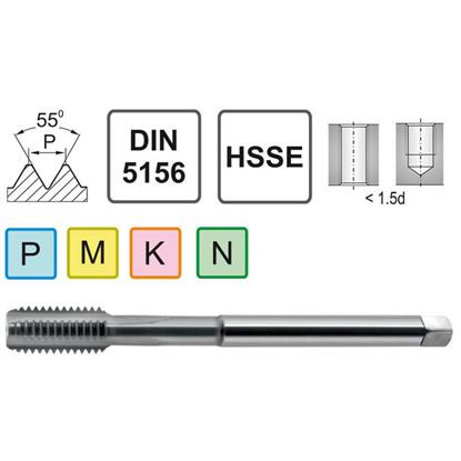 Машинный метчик NPSF 1/8 DIN 5156 HSSE